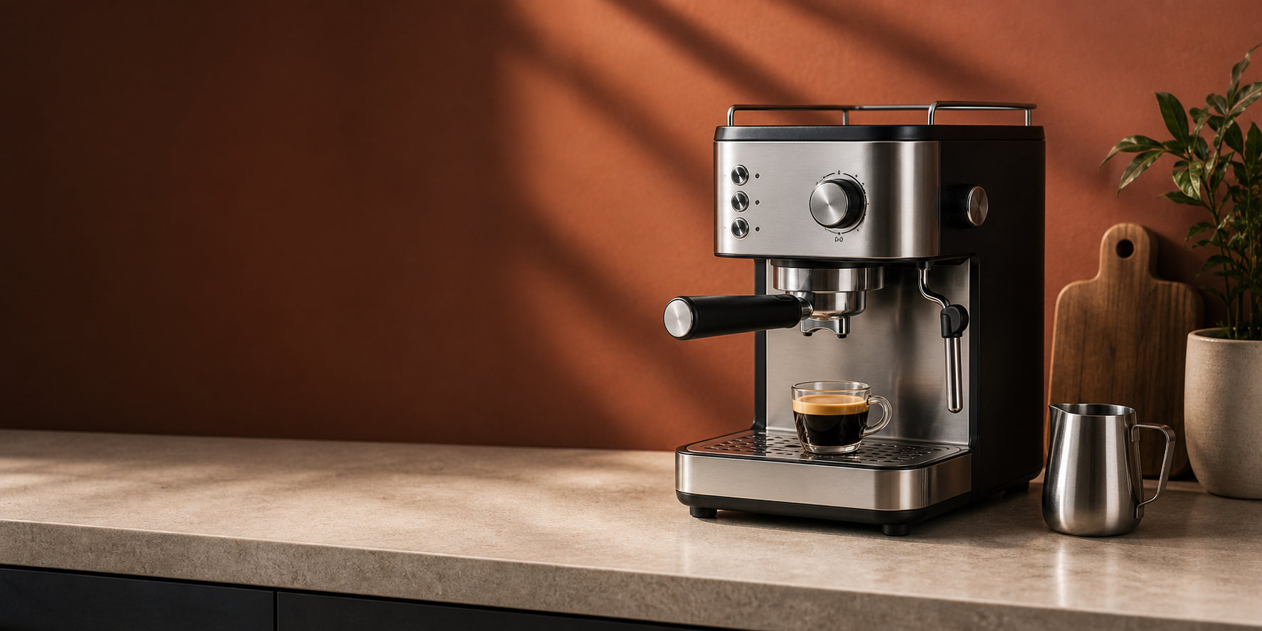 Machine expresso avec porte-filtre