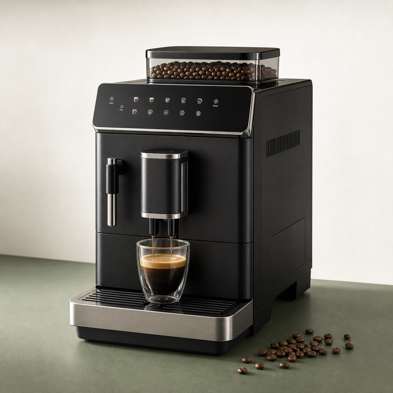 Machine à café automatique avec broyeur à grains